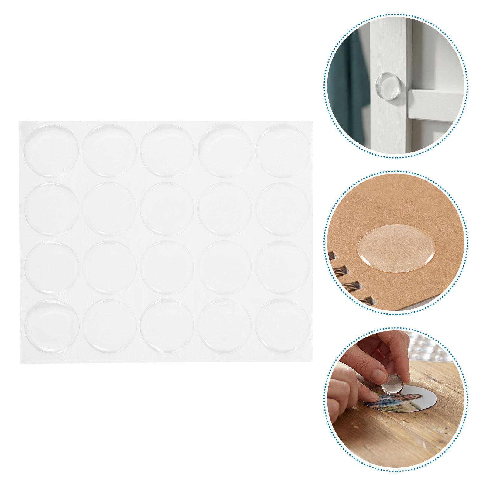 Plastic Dome Clear - 40Pcs Clear Round Epoxy Dome Stickers