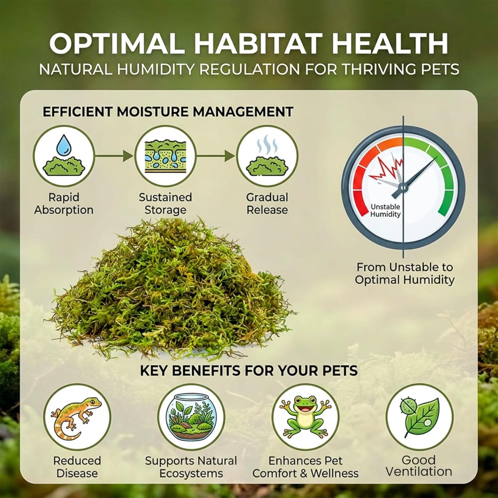 Sphagnum Moss for Reptiles - G - đánh giá và giá Sphagnum Moss Dry