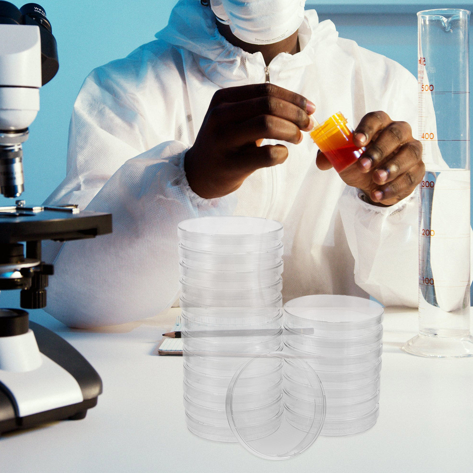 20Pcs Clear Sterile Petri Dish - đánh giá và giá Agar Tissue Culture