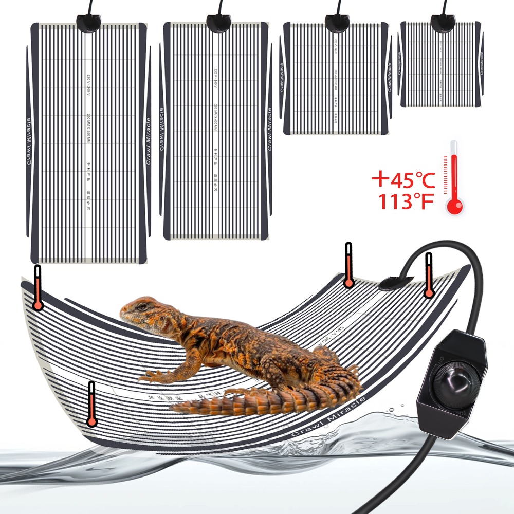 5W 15W 25W 35W Graphene Reptil - đánh giá và giá Heat Mat Seedling