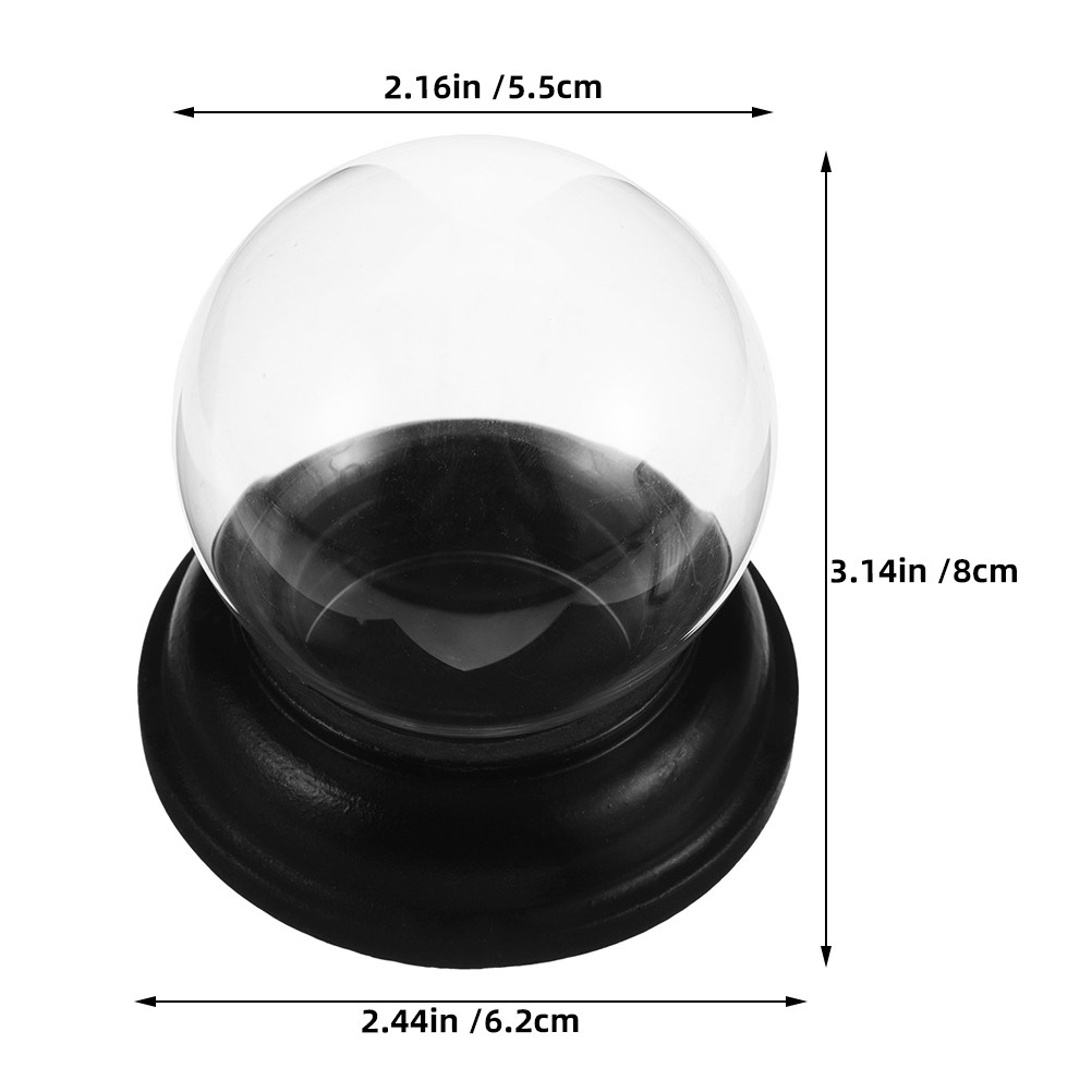 Empty Fillable Glass Snow Glob - đánh giá và giá Plastic Dome Clear
