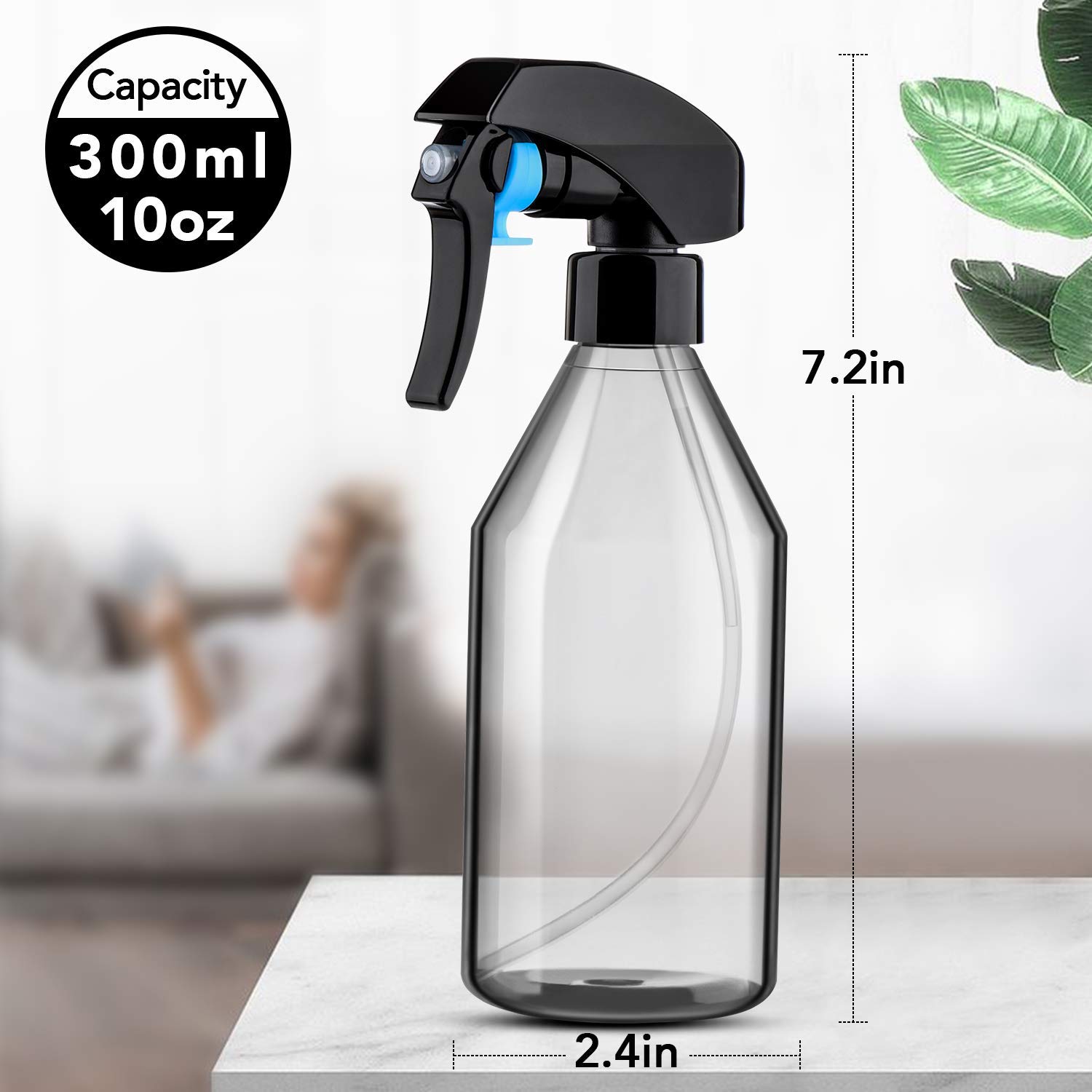 3Pack Spray Bottle, 10oz Plast - đánh giá và giá Misting Bottle Fine