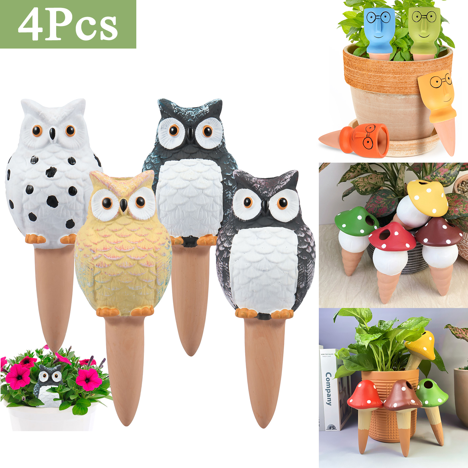 4Pcs Self-Watering Spikes Dive - đánh giá và giá Self Watering Insert