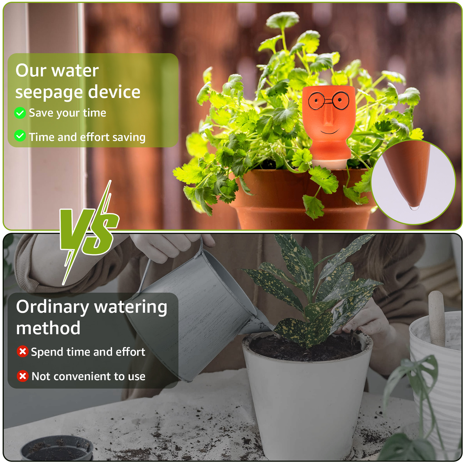 4Pcs Self-Watering Spikes Dive - đánh giá và giá Self Watering Insert