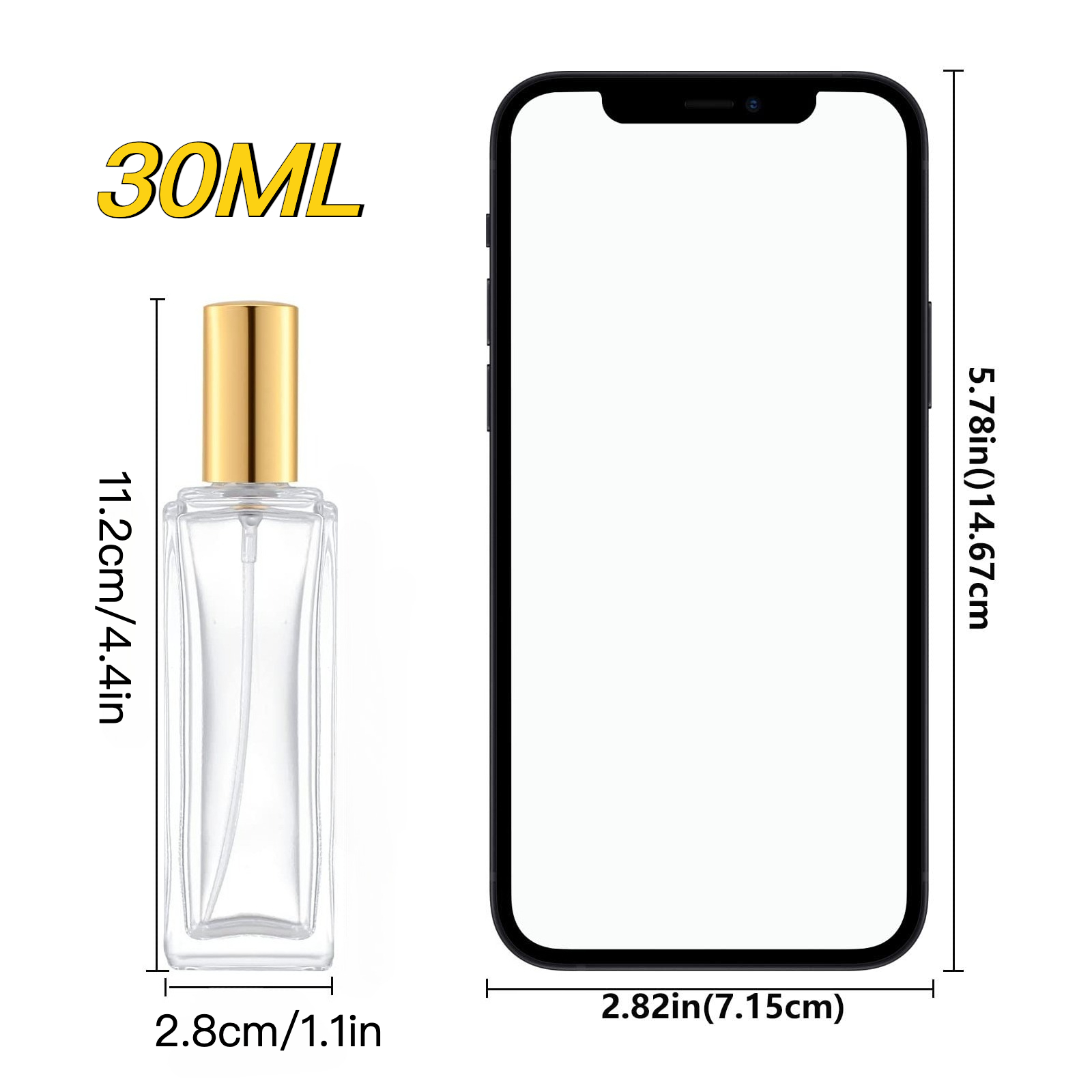 2pcs Perfume Bottle Spray Empt - đánh giá và giá Misting Bottle Fine