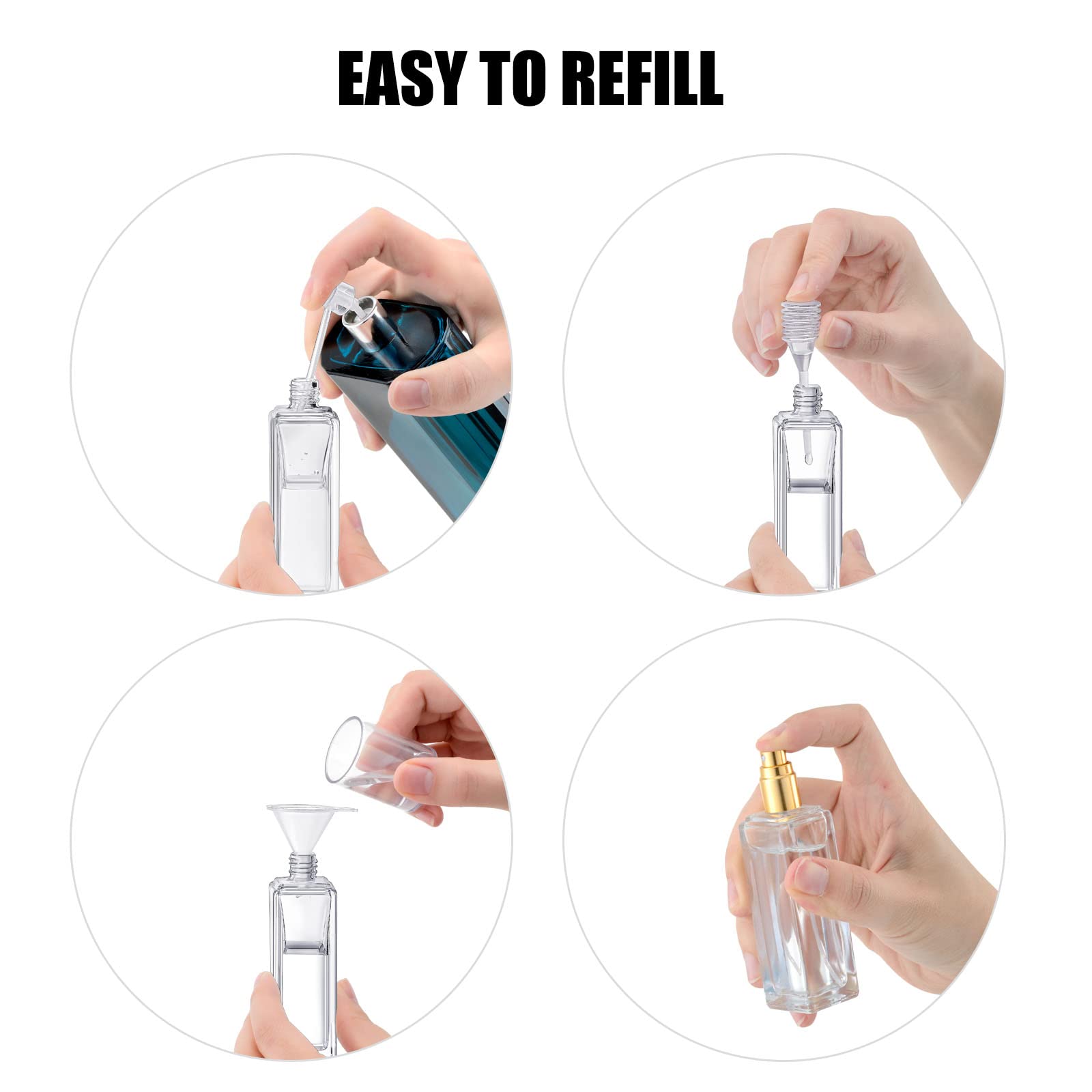 2pcs Perfume Bottle Spray Empt - đánh giá và giá Misting Bottle Fine