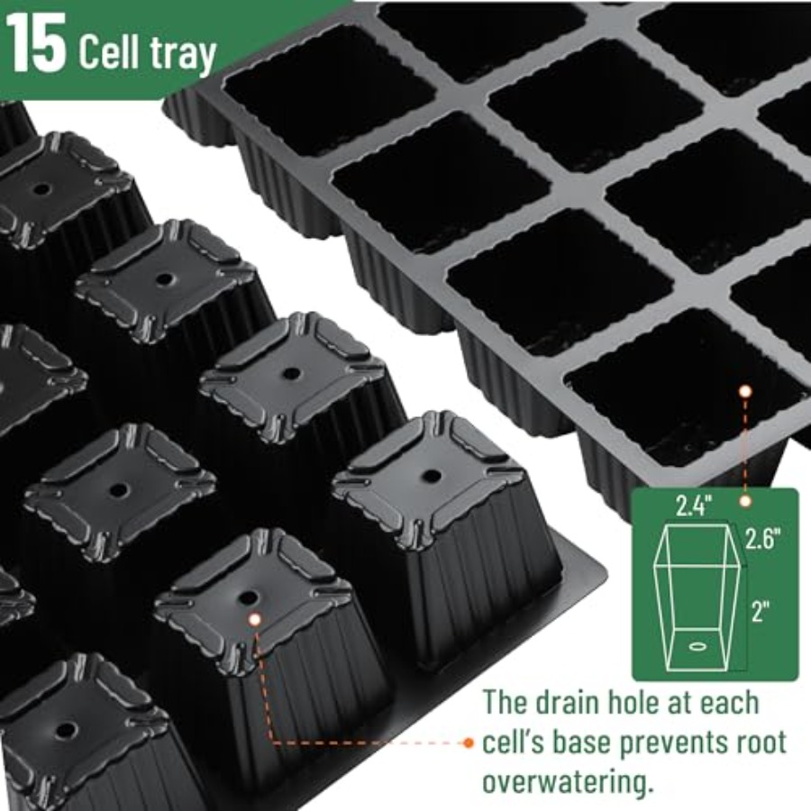 5-Set Seed Starter Tray Kits D - đánh giá và giá Humidity Dome Kit