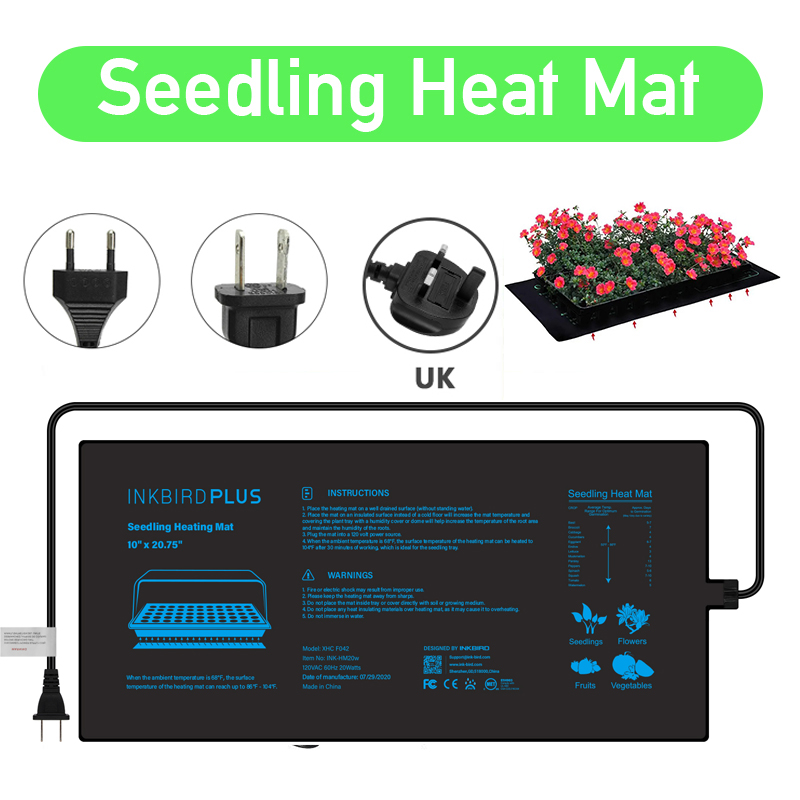 20.75x10CM EU/US/UK/AU Plug Se - đánh giá và giá Heat Mat Seedling