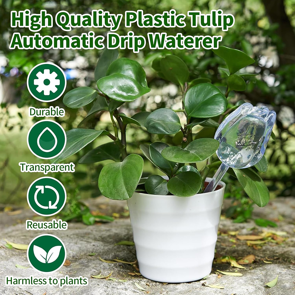 2/4pcs Tulip-Shaped Self-Water - đánh giá và giá Self Watering Insert